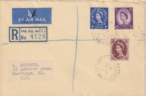 1959  1919 (Mar 25) Plain stampless envelope to Atlantic City endorsed S.M. (Mlitary Mail) from S/Off M. Dunesme