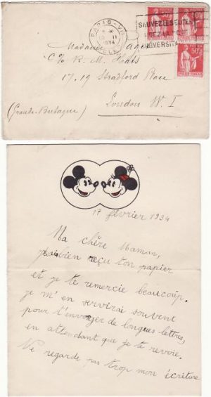 FRANCE-GB [EARLY DISNEY/MOURNING PAPER]