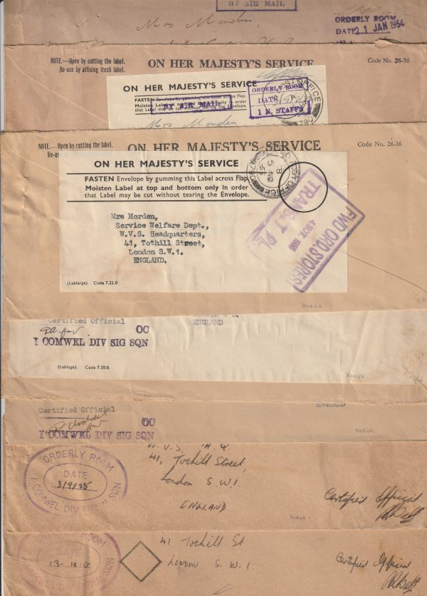 1954-55  KOREA-GB...KOREAN WAR.. BRITISH MILITARY FORCES..