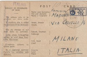 1945    AUSTRALIA - ITALY…WW2 ITALIAN POW…