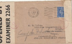 1942      GB - FRENCH EQUITORIAL AFRICA…FREE FRENCH MILITARY FORCES…