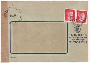 1945 GERMANY..ALLIED OCCUPATION UBERROLLER MAIL…