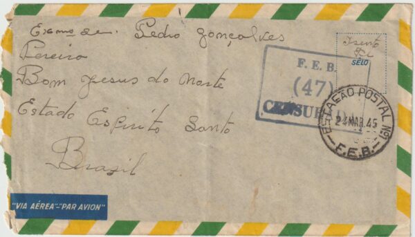 1945  ITALY - BRAZIL…WW2 BRAZILIANFORCES IN ITALY..