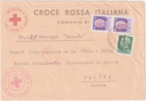 1944     ITALY/FIUME - SWITZERLAND..WW2 ITALIAN SOCIALIST REPUBLIC (R.S.I.)…
