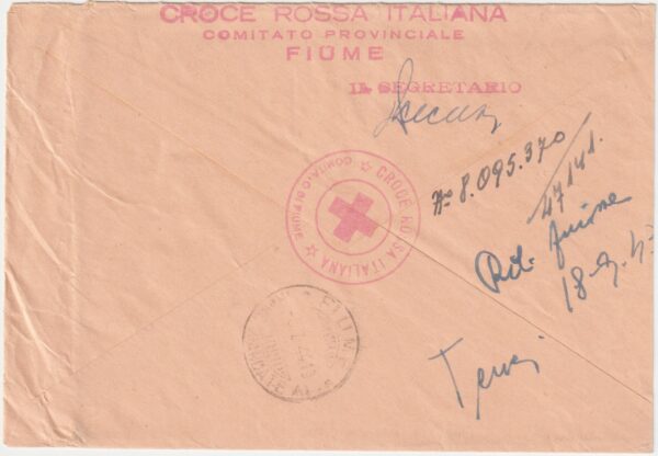 ITALY/FIUME - SWITZERLAND..WW2 ITALIAN SOCIALIST REPUBLIC (R.S.I.)