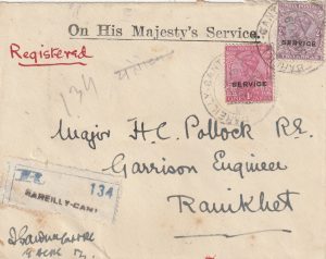 1919    INDIA ...OHMS SERVICE OVERPRINTS …