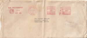 1940 USA - MADAGASCAR…WW2 CENSORED ZANZIBAR ?..