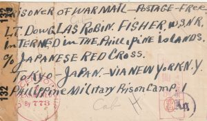 1943 USA - PHILIPPINE Is …3 COUNTRY CENSORED TO CABANATUAM POW CAMP…