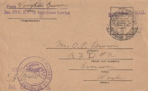 1919  LUXEMBOURG - USA…US FORCES NOTIFICATION of NEW POSTING..