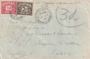 1918  GREAT BRITAIN…POSTAGE DUE..