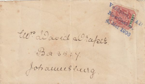 1900  SOUTH AFRICA - ..BOER SOLDIERS MAIL. .. ..