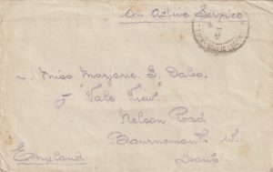 1919   RUSSIA-GB..BRITISH MISSION POST OFFICE VLADIVOSTOK..