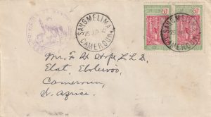 1940   CAMEROUN - INTERNAL  LOCAL SANGMELIMA WW2...