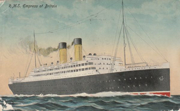 1915  GB- ENROUTE DARDANELLES…ABOARD R.M.S. "EMPRESS OF BRITAIN".. [22300] - Image 2