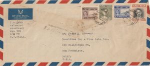 1952  PHILIPPINES|THAILAND - USA...US EMBASSYAPO 928..