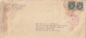 1940  NIGERIA - USA…WW2 CENSORED from GUSAU ...