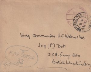 1944  GB.. AIR MINISTRY DIRECTOR PERSONAL SERVICES BRITISH LIBERATION ARMY..