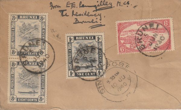 1940  BRUNIE - GB..OFFICIAL PAID O.H.M.S. to INLAND REVENUE & CENSORED BRUNIE.. [22536] - Image 2