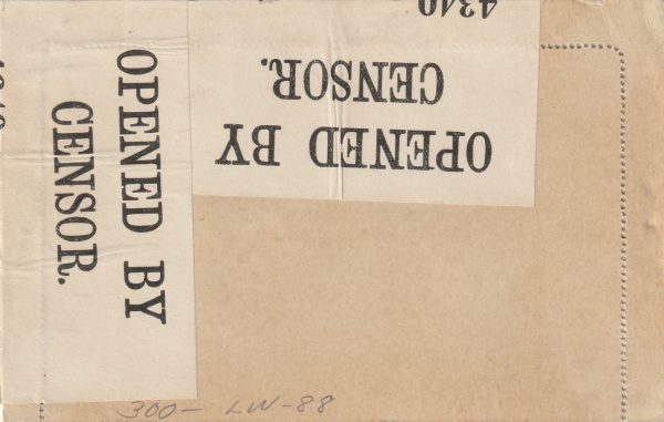 1918  SWEDEN - ICELAND..WW1 CENSORED UPRATED STATIONARY… [22649] - Image 2