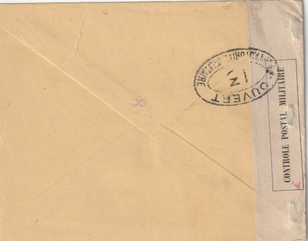 1917 NEW CALEDONIA - SWEDEN…1917 REGISTERED & CENSORED.. [22650] - Image 2