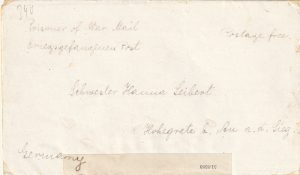 1941  GB (ISLE of MAN) - GERMANY .. FEMALE CIVIL INTERNEE..