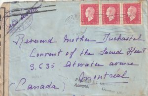 1945  FRANCE - CANADA..CENSORED ORIGIN & DESTINATION…