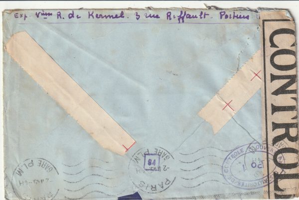 1945  FRANCE - CANADA..CENSORED ORIGIN & DESTINATION… [22655] - Image 2