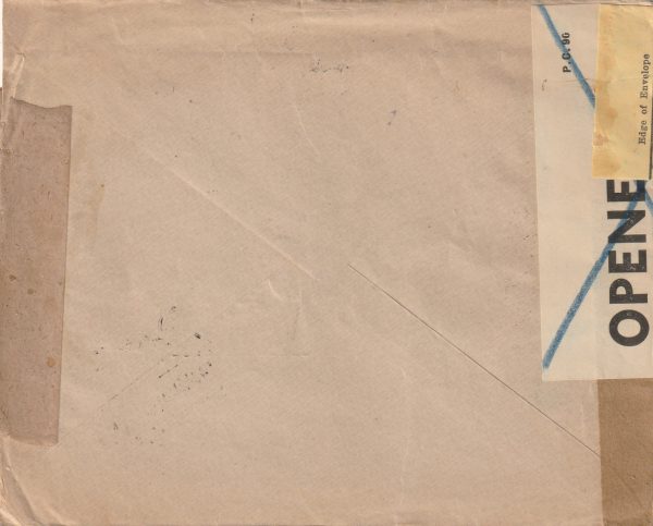 1946  MOROCCO (SPANISH MOROCCO) - USA..INTERCEPTED in BERMUDA, CONDEMNED, HELD & RELEASED 1946 [22661] - Image 2