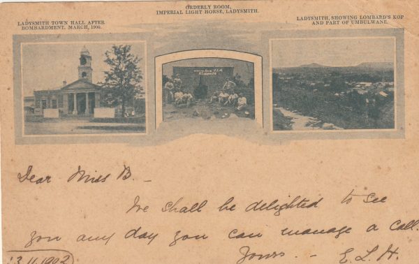 1902  SOUTH  AFRICA (KWA-ZULU / NATAL) - LOCALLY USED VERULAM.. [22668] - Image 2