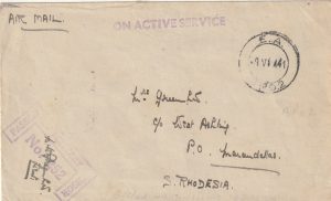 1941  EAST AFRICA (KENYA) - RHODESIA..WW2 EAST AFRICAN CAMPAIGN..