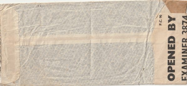1943 GB - SWITZERLAND…WW2 N.Z. HOUSE PERFINS to RED CROSS… [22772] - Image 2