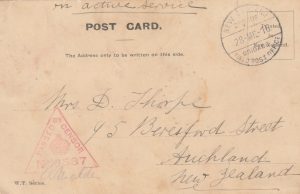 1916  EGYPT - NEW ZEALAND ..FPO 2Z ..2nd N.Z. INFANTRY BRIGADE.. [22827]