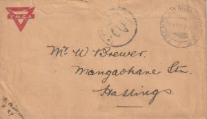 1917  NEW ZEALAND..Y.M.C.A. ..TRENTHAM CAMP…POSTAGE DUE.…