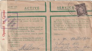 1943  PAPUA  & N.G. - AUSTRALIA ..WW2 ACTIVE SERVICE HONOUR ENVELOPE...