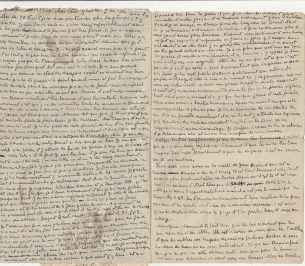 1944  ALGERIA - GB..FRENCH FREE FORCES..UNDERCOVER ADDRESS.. [22894] - Image 2