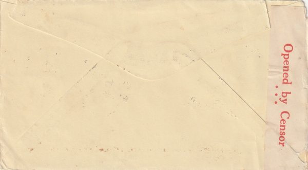 1940  AUSTRALIA - CANADA ..POSTED TASMANIA CENSORED MELBOURNE.. [22916] - Image 2