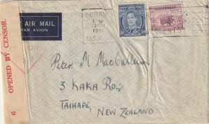 1941 AUSTRALIA - NEW ZEALAND..CENSORED in TASMANIA..