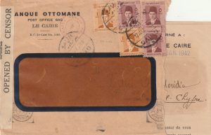 1942  EGYPT - CYPRUS..WW2 CENSORED WITH CONTENTS..