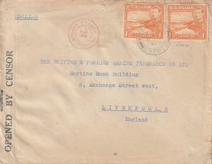 1941 CYPRUS - GB..WW2 CENSORED..