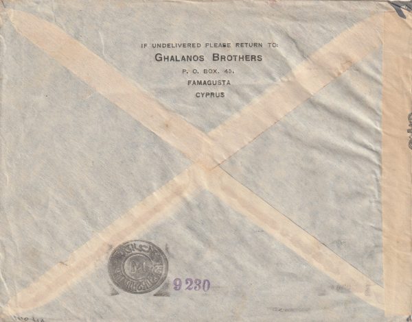 1941 CYPRUS - GB..WW2 CENSORED.. [22939] - Image 2
