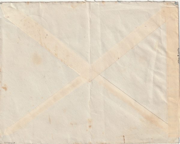 1940 CYPRUS - GB..CENSORS LABEL PRINTED ON OBSOLETE GOVT. FORM… [22949] - Image 2