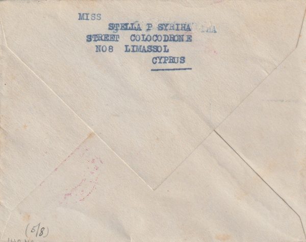1940  CYPRUS - USA..WW2 CENSORSHIP.. [22953] - Image 2