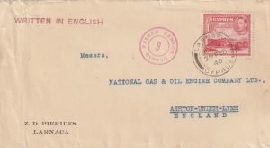 1940 CYPRUS - GB..WW2 CENSORSHIP....
