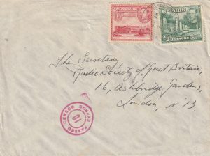 1941 CYPRUS - GB..WW2 CENSORED ..R.N.W.T. STATION