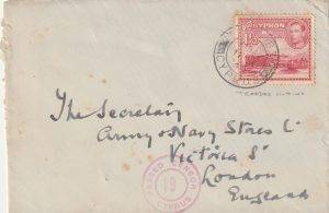 1940 CYPRUS - GB..WW2 CENSORED ..