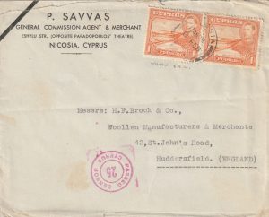 1941 CYPRUS - GB..WW2 CENSORED ..
