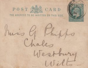 1904 GREAT BRITAIN…ROYAL NAVAL VOLUNTEER PIGEON SERVICE..