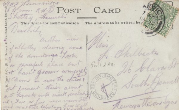 1917  GREAT BRITAIN…SHOTLEY