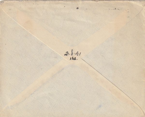 1941  GIBRALTAR - GB..NAVAL FORCE "H" AIR FEE PAID.. [22987] - Image 2