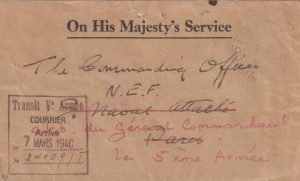 1940 FRANCE…B.E.F…N.E.F. & COVERT OPERATIONS..